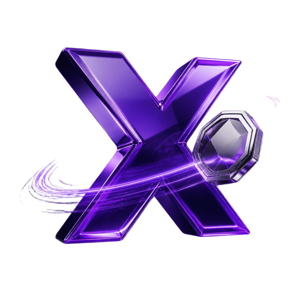 Smart X Staking emblem with a Polygon POL coin